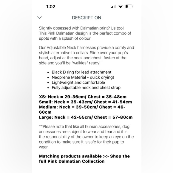 Cocopup Pink Dalmation Set NWT, Still in Packagae - Picture 2 of 8